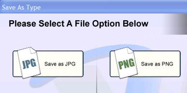 Final header can be saved as a JPG or PNG file